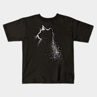 Cat against the light Kids T-Shirt